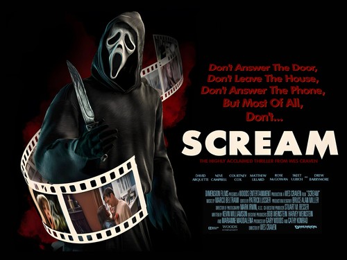 Scream 1996 quad poster stampa - scream,