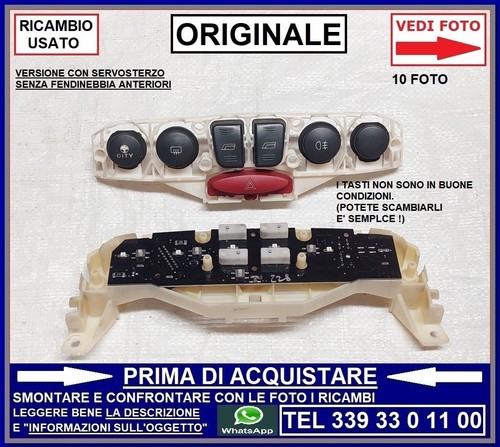 Plancia pulsantiera alzavetri - plancia,