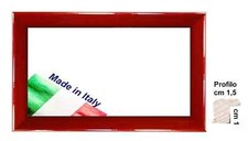Cornice Rossa in legno per