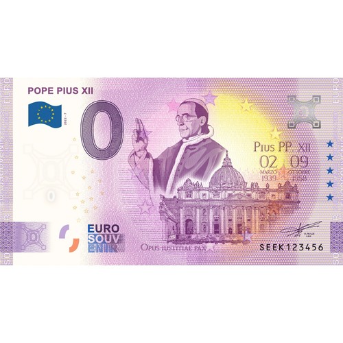 Zero euro souvenir - zero,