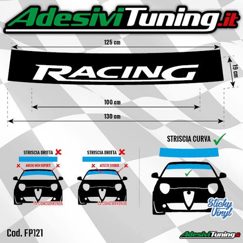 Fascia parasole racing - parasole,