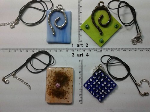 Collana ciondolo murrine - ciondolo,