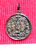 Medaglia Dev. XVII sec. -Madonna di Loreto  tra Angeli- 5 Santi sotto RECANAT