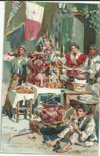 ILLUSTRATORI -  A.DELLA VALLE - Venditore di lumache - viaggiata inizio -aav1014