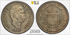 Italy. 50 Centesimi, 1889-R