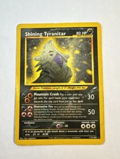 Pokemon Shining Tyranitar 113/105 Neo Destiny -no Charizard Crystal Gold Star