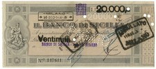 20000 LIRE SEDE DI MILANO