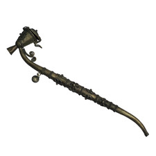 Antica pipa orientale - orientale, in