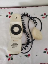 Telefono Grillo Bianco Proprietà SIP anni '60 Marca SIEMENS 