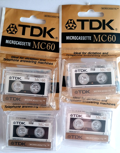 Microcassette tdk mc60 nuove - mc60,
