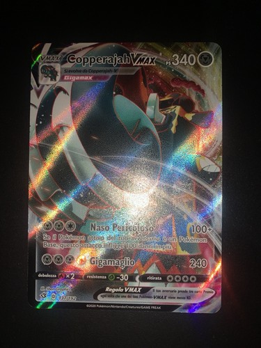 Carta pokemon copperajah vmax - carta,