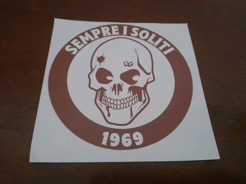 Adesivo sticker ultras granata - adesivo,