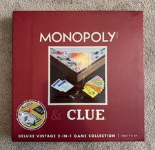Monopoly & Clue Deluxe Vintage