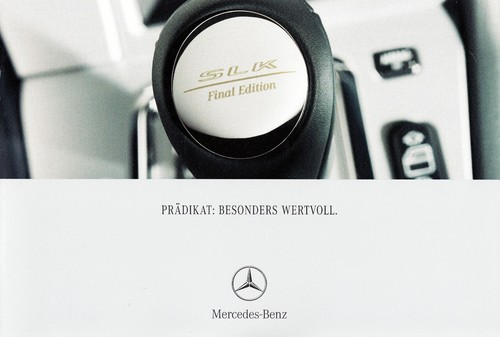 Mercedes slk final edition - mercedes,