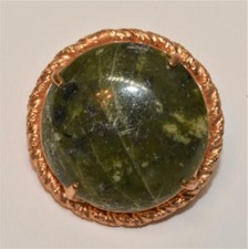 Spilla Vintage In Oro Con Vera