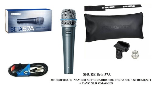 Shure beta 57a microfono - shure,