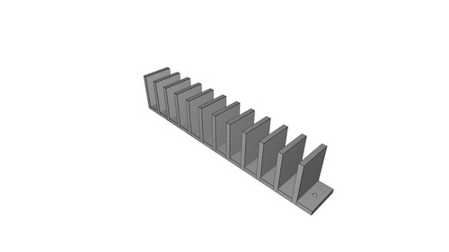 Supporto porta custodie blu - supporto,