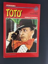 LIBRO TOTO Totò PAROLE E MUSICA VINCENZO MOLLICA MUSICALIBRO LATO SIDE 1982
