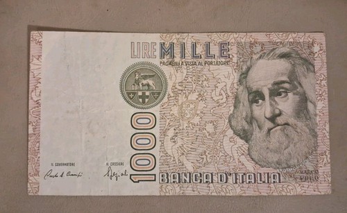 1982 italy 1000 lire - italy, note