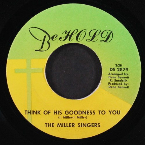Miller singers think - miller, of