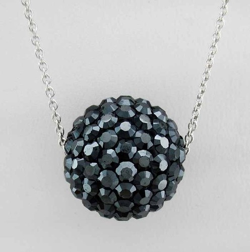 Collana ciondolo sfera onice - ciondolo,