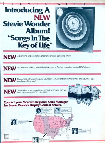 Stevie wonder vintage 1977 - wonder,