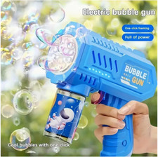 Pistola de burbuja automática produrre miglia de burbujas luminosas por minuto NUOVO