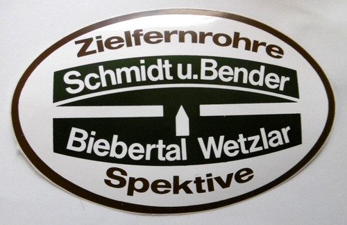 Adesivo pubblicitario schmidt - adesivo,