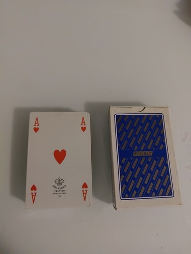 Mazzo carte gioco fiat - da,