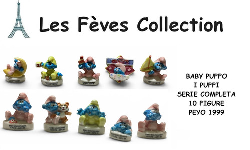 Les feves baby puffo - feves,