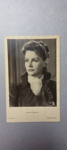 Foto cartolina attrice greta - attrice,