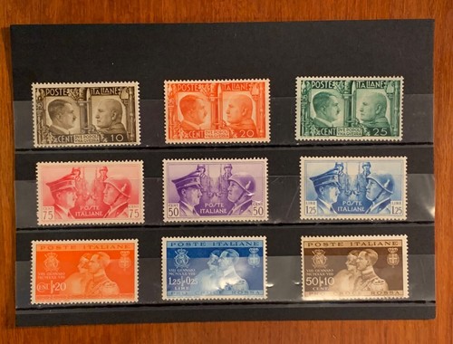 Italia 1930 1941 - 1930-1941, francobolli