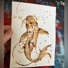 Koi Quadro Originale Pesce