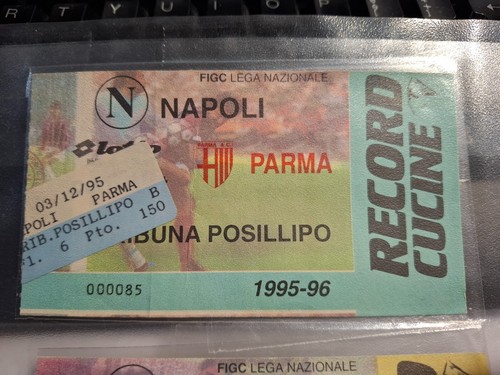 Biglietto ticket calcio napoli - ticket,