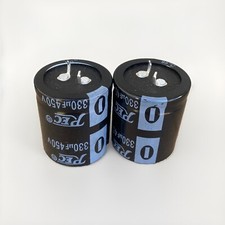 Condensatore REC 330µF 450V - Nuovo - 85 Gradi (coppia 2pcs)