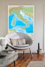 Quadro Planisfero arredamento
