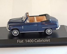 Fiat 1400 Cabriolet, blu