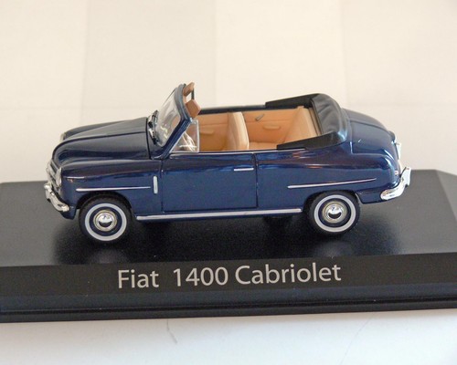 Fiat 1400 cabriolet blu - 1400,