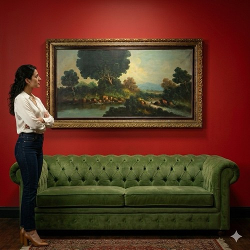 Quadro antico dipinto - dipinto, olio