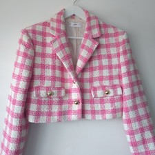 Giacca blazer corto boucle