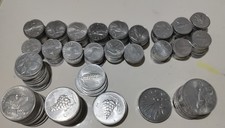 lotto di 220 monete dalla lira