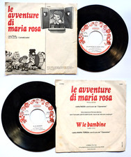 7"45 Coro De I Sanremini Le Avventure Di Maria Rosa W Le Bambine Italy 1976