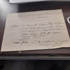 documento 1890 lavori per inferriate effettuati dal serragliere  CUO13