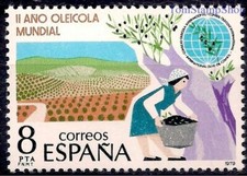 Spagna 1979 Olive Piante Alimentari Agricoltura Raccolta Agricoltura 1v MNH