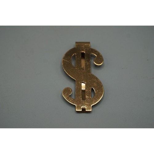 Insegna dollaro tono oro - insegna,