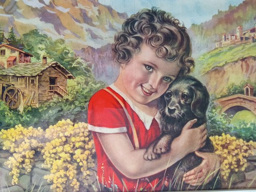 Stampa vintage bimbo - stampa, "bimbo