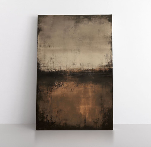 Quadro astratto marrone
