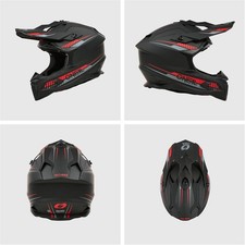 Casco O'Neal C SRS Series BMX DH FR nero rosso opaco DH Enduro Cross taglia L