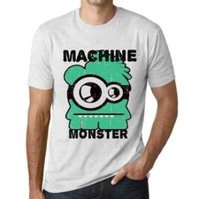 Uomo Maglietta Mostro Macchina – Machine Monster – T-shirt Stampa Grafica
