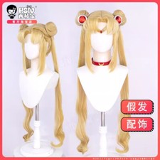 Parrucca gialla Sailor Moon Tsukino Usagi cosplay Aino Minako marinaio Venere capelli